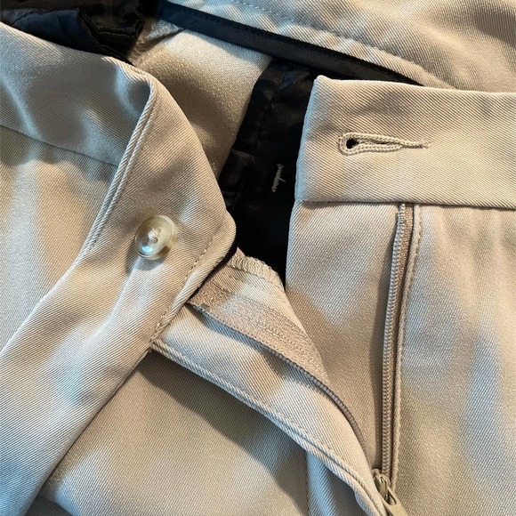 Perry Ellis Ivory-Stone Flat Front Career Slacks SZ 6 NWT - Picture 7 of 8